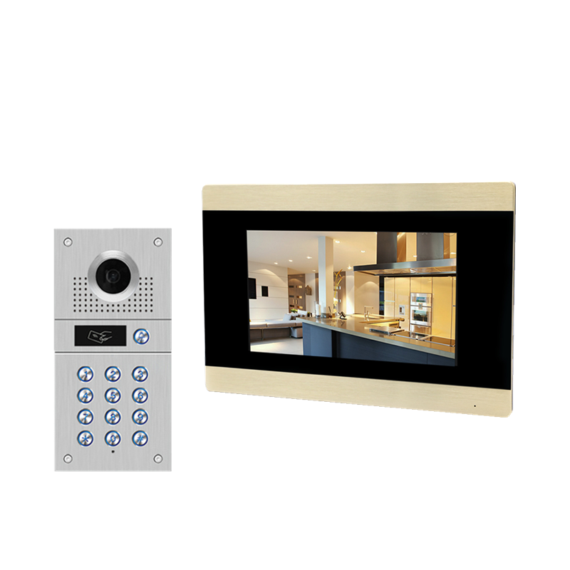 Hot sale Wired Video Doorphone with Garage Door Opener Remote