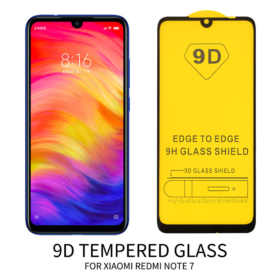 Изогнутое закаленное стекло 9D с полным покрытием для Xiaomi 9 9SE Redmi Note 7 5 6 Pro Redmi GO F2