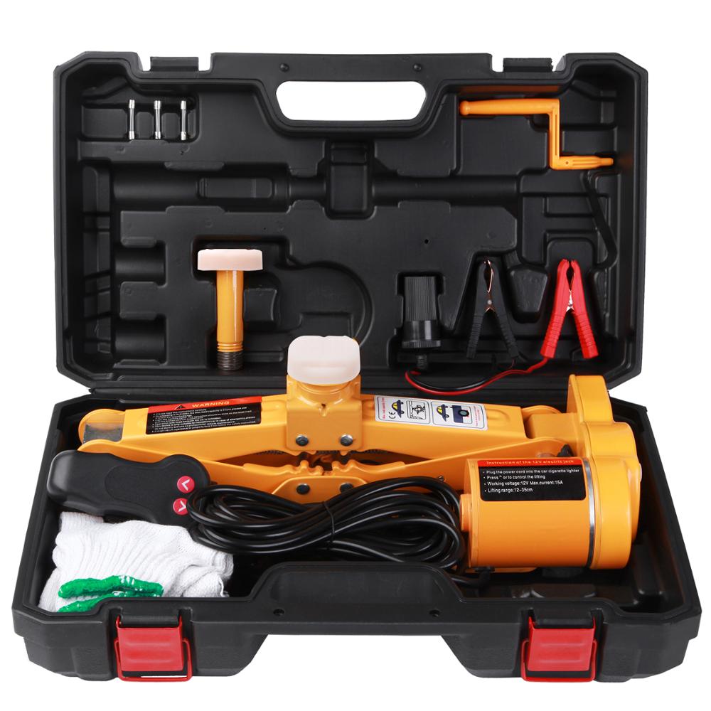 Chinese Supplier CE ISO Certifications Portable Electric Durable Scissor Car Jack 3T DC12V Automatic SUV for Quick Repair