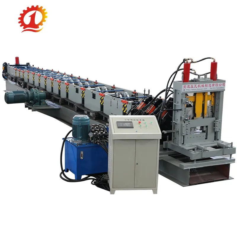 Automatic China Botou Manufacturing Steel C Z U Purlin Profile Cold Roll Forming Machine