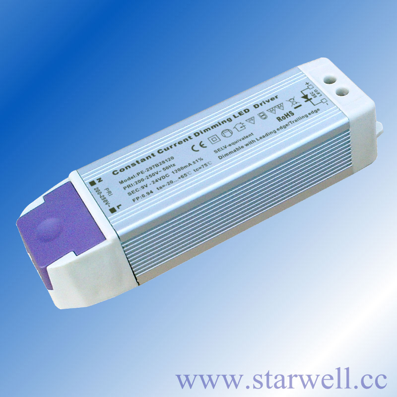 PE298B50120 25-42V DC 50W Диммируемый светодиодный драйвер