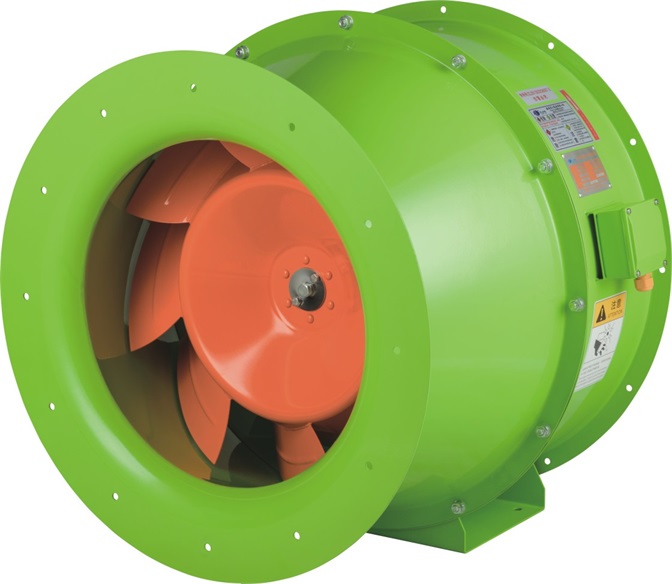 CRF grain drying diagonal ventilation axial flow fan with high temperature resistance