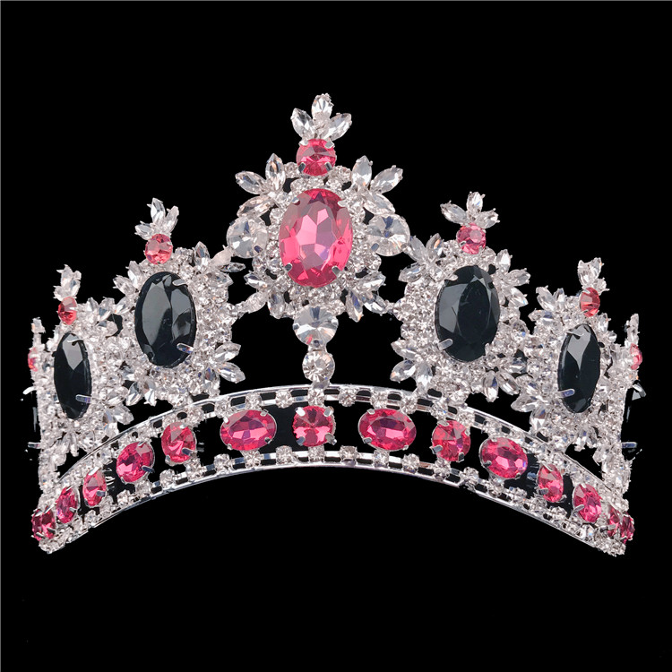 Красота пользовательские горный хрусталь Pageant короны кристалл отрегулировать контур группа мисс тиара