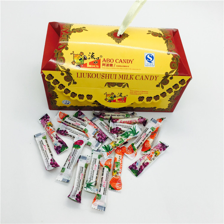 Hot strawberry and grape flavored candy