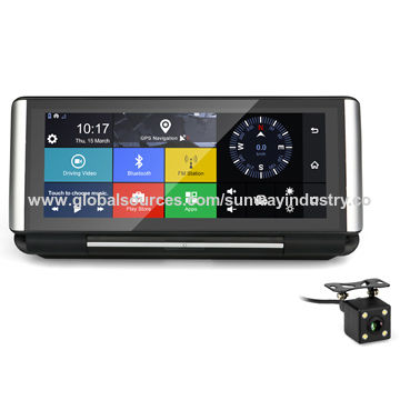 Автомобильный видеорегистратор с GPS-навигацией, 6,86 дюйма, 4G, Wi-Fi, BT