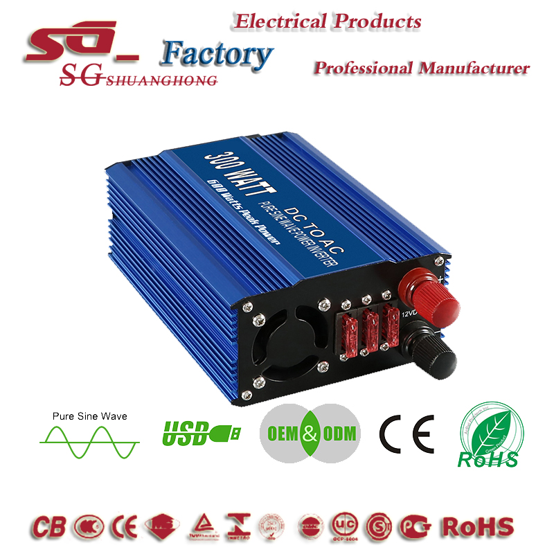 DC 12V24V32V в AC220 2000W Автомобильный USB Преобразователь мощности для автомобиля