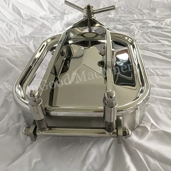 SUS316 Small square manhole/Sanitary manhole cover /Stainless steel Manway