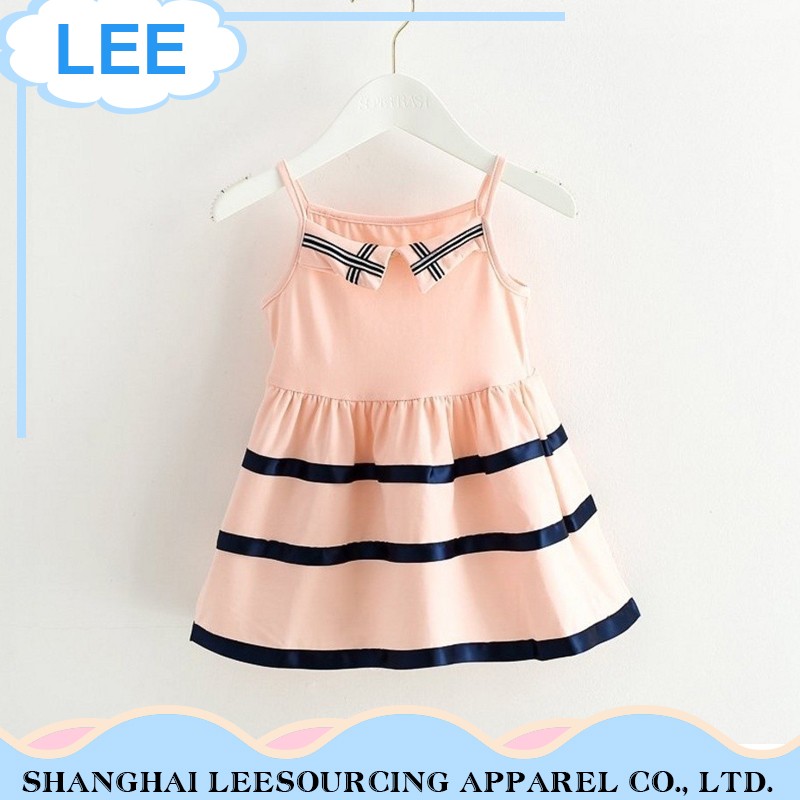 Хлопок Детская одежда Малыш летние платья Повседневная One Pieces Summer Baby Girls Dress