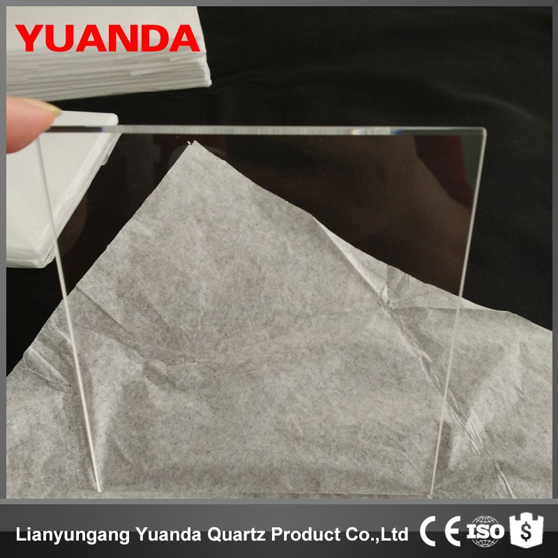 Прозрачный лист из кварцевого стекла YUANDA JGS2 JGS3, размер клиента