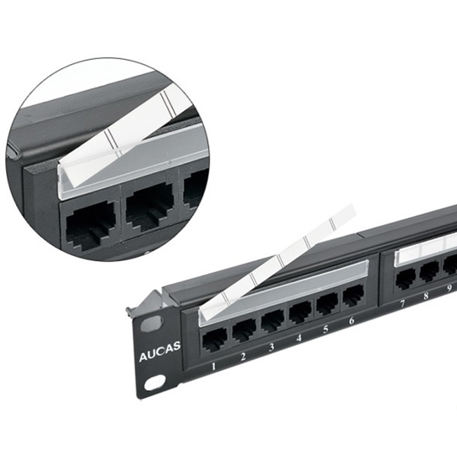 Aucas Высококачественная сетевая коммутационная панель UTP RJ45 Cat6 с 24 портами