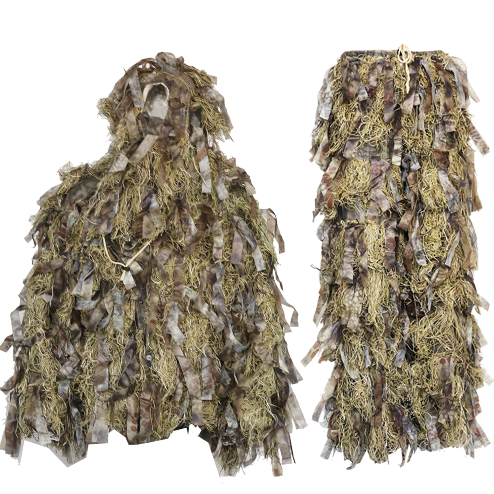 Камуфляжная одежда на заказ, камуфляжный костюм ghillie, снайперы из ткани