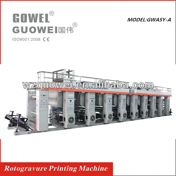 Gwasy- 600pa компьютера максимум- скорость рулонной бумаги машины глубокой печати