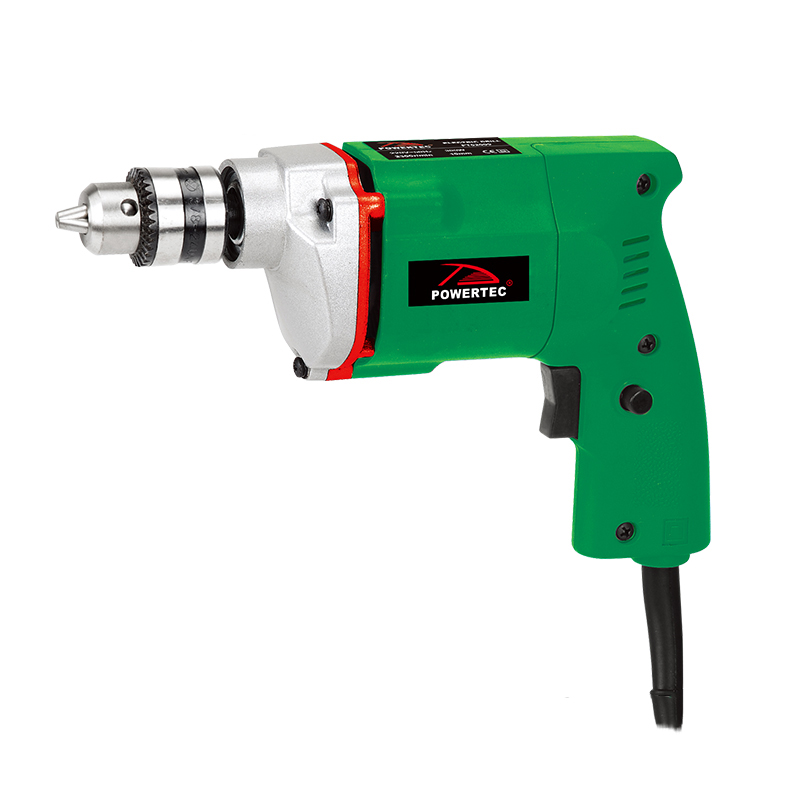 Электрическая ручная дрель POWERTEC OEM 300 Вт 10 мм