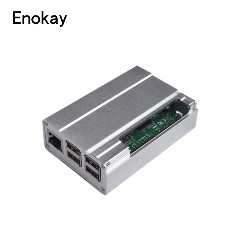 Новый дизайн корпуса из алюминиевого сплава для Raspberry pi 2 Pi 3, металлический корпус