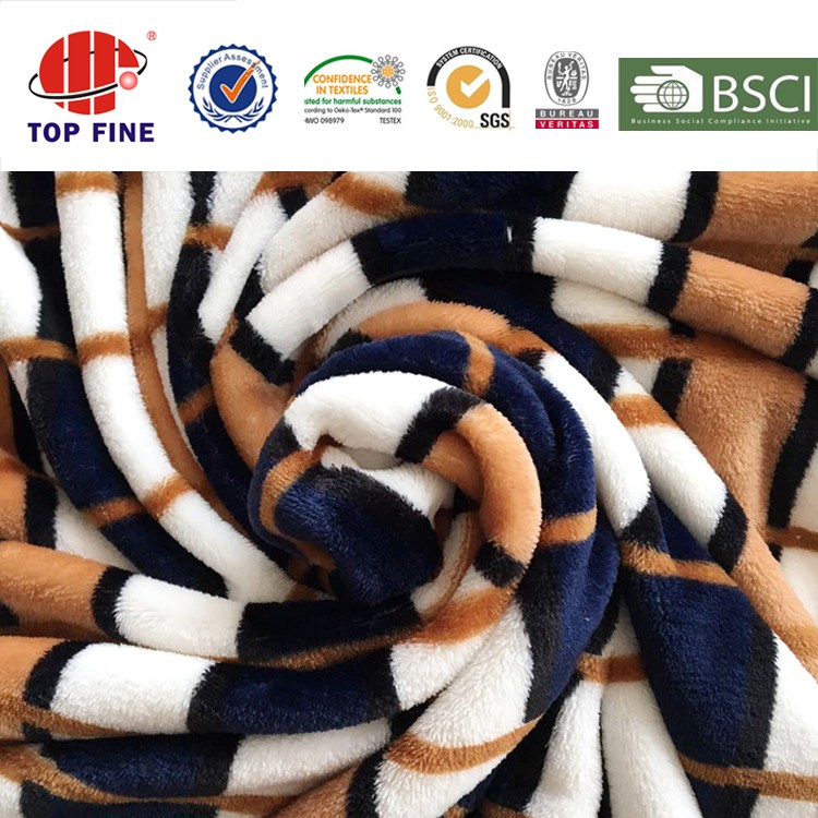 Double side fabric textile printed 100% polyester , textile flannel fabric from China Supplier