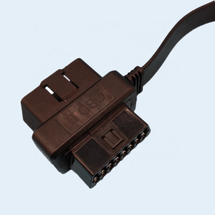 16P OBDII OBD2 T разветвитель Тип соединителя плоский Удлинительный кабель