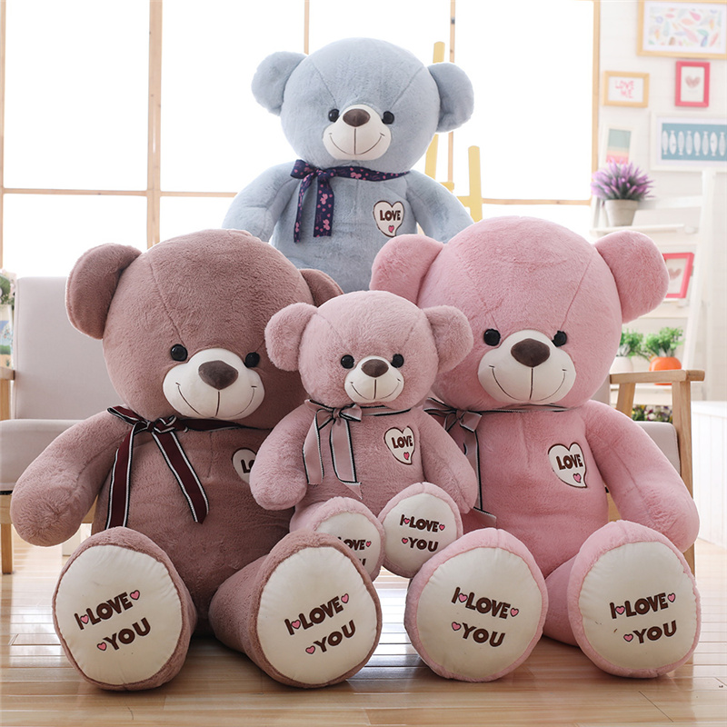 D5890Teddy Bear XXXL, размер 160 см, детские мягкие плюшевые Тедди, большие гигантские детские игрушки, куклы, коричневый плюшевый медведь 160 см