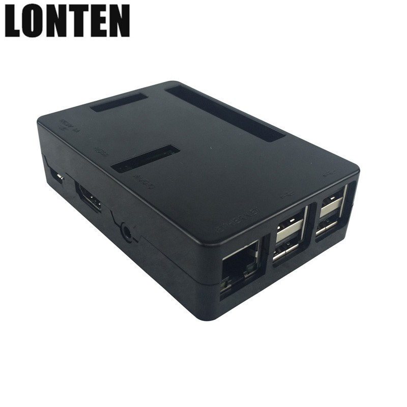 Lonten Raspberry Pi 3 Модель B + ABS корпус черный белый прозрачный ABS корпус коробка оболочка для Raspberry Pi 3/2