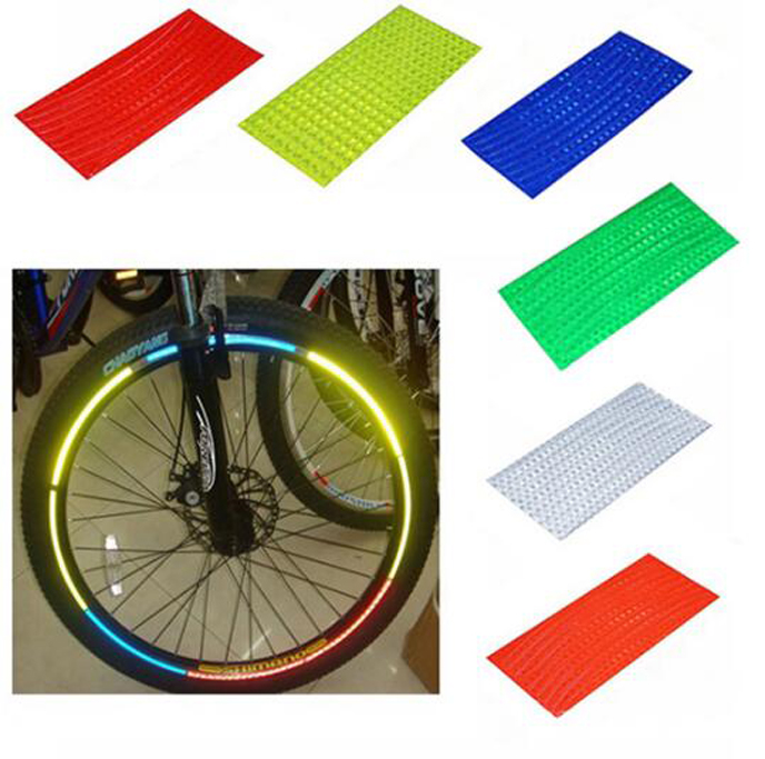 Reflective bicycle spoke decoration lights various colors bike accessories