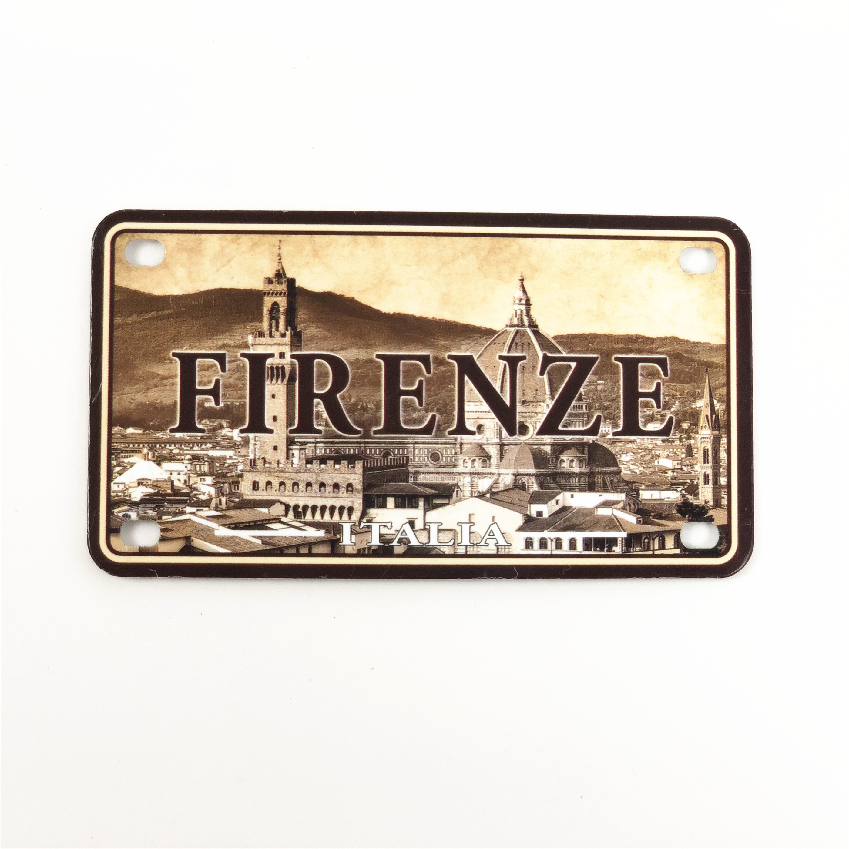 10.2*5.7cm Custom Embossed Decorative License Plates Blank Car Number Plate Unique Metal Aluminum mini name bike Plate Wholesale