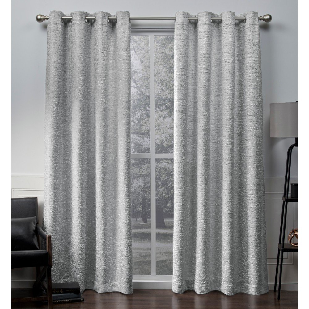 Velvet chenille fabric grommet curtains,Ready to ship wholesale curtains 53"*98"