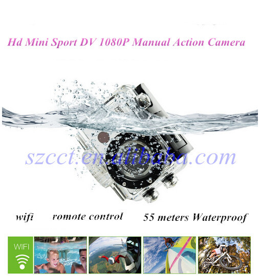 Шэньчжэнь 2015 Go Pro 1080 P HD Wifi Водонепроницаемый Спорт Дайвинг Велосипедный Спорт Действие камера DV