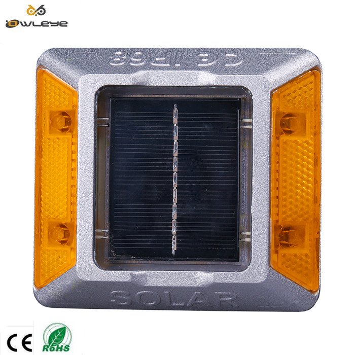Patent Design-Wholesale Sales One Side/Double Side Aluminum Led Solar Reflectors Cat Eye Reflective Road Stud