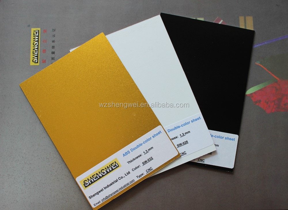 Laser & ABS - bi-color, tri-color sheets for label making - engraving.