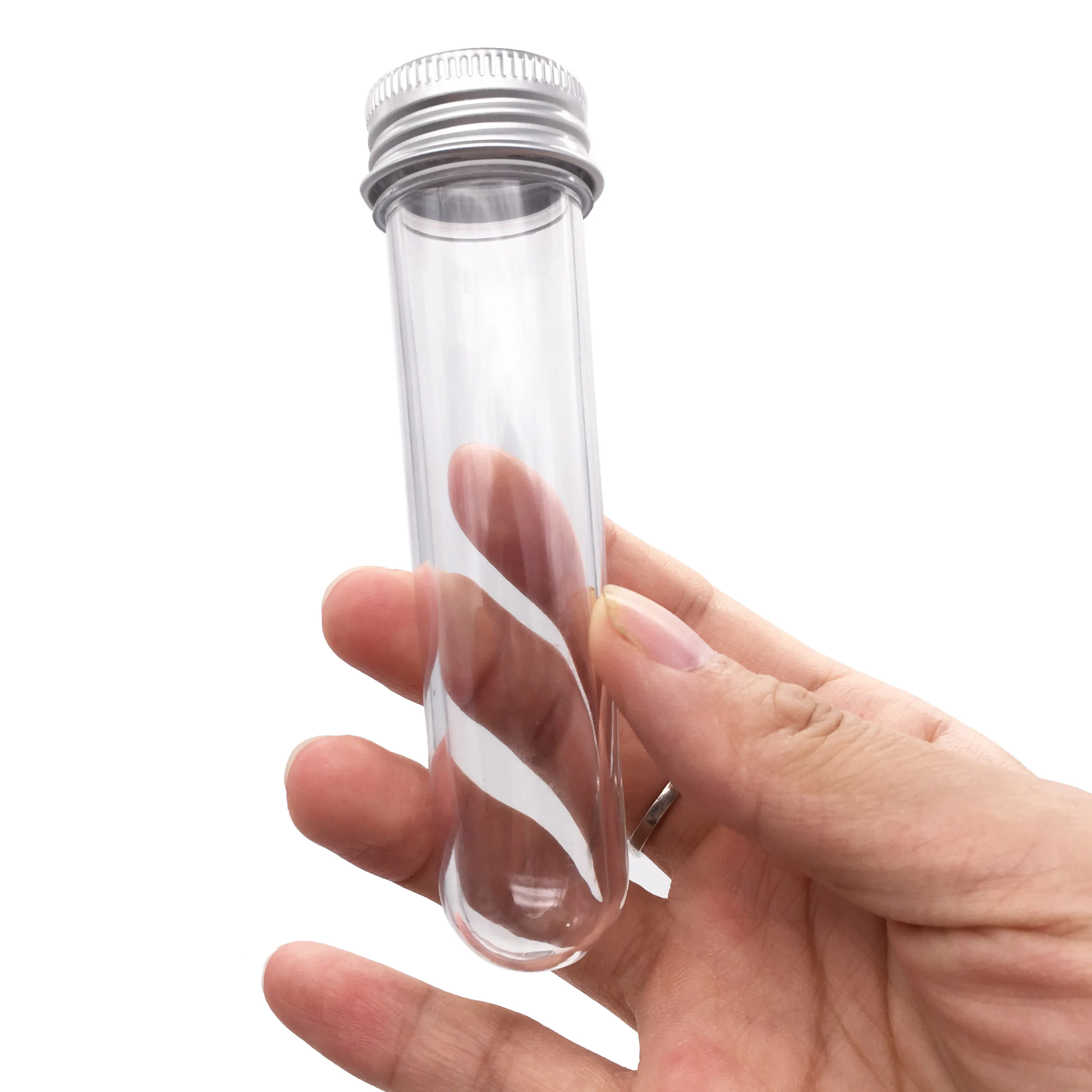 110*25MM Eco Friendly Clear Plastic Test Tube