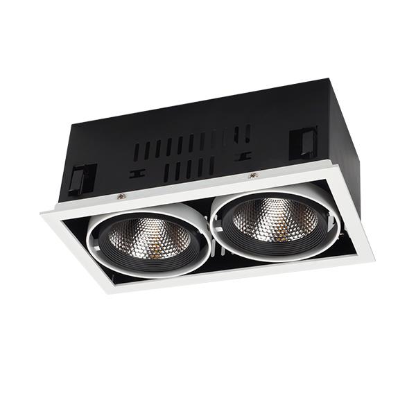 Горячие продажи затемнения double голову 2x20 Вт удар led свет решетки