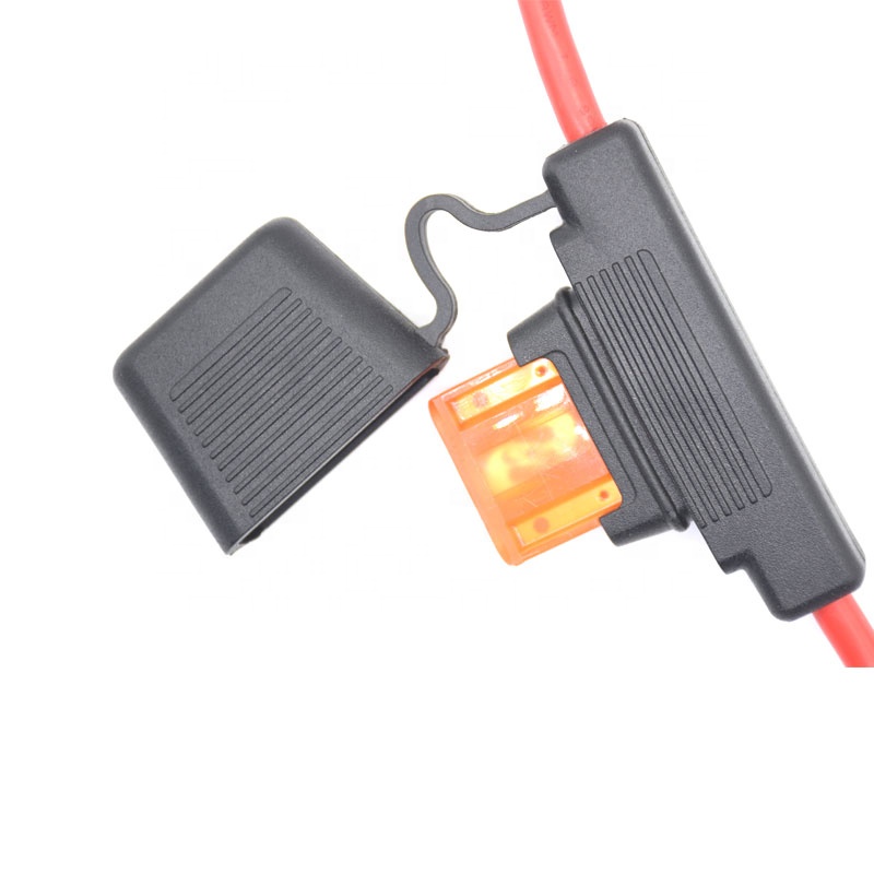 Copper Wire 32 V ATO Inline Blade Car Fuse Holder Waterproof