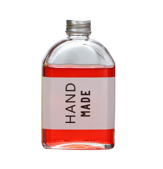 Haonai wholesale high white material glass bottle for water juice and wine