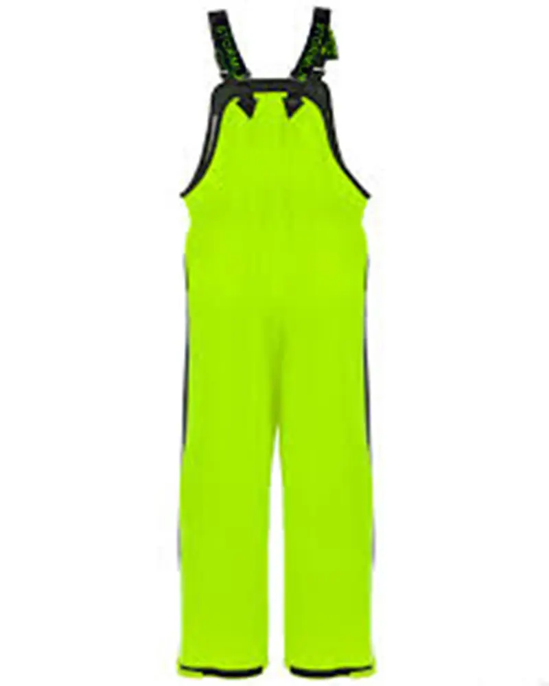 KM OEM PVC High Visibility Waterproof Rain Bib Pants