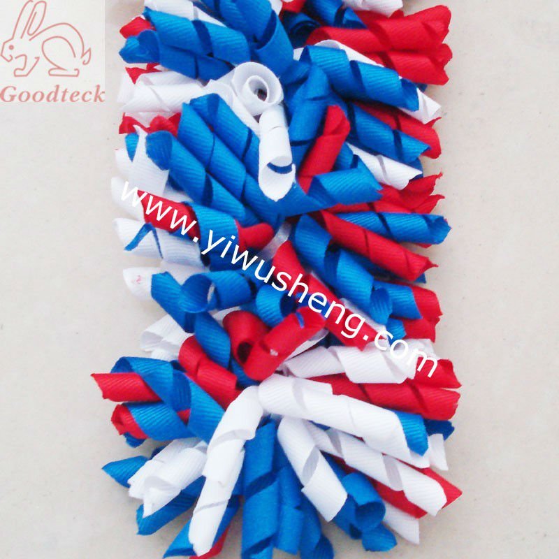 Модные Grosgrain Korker волосы бант для девочки