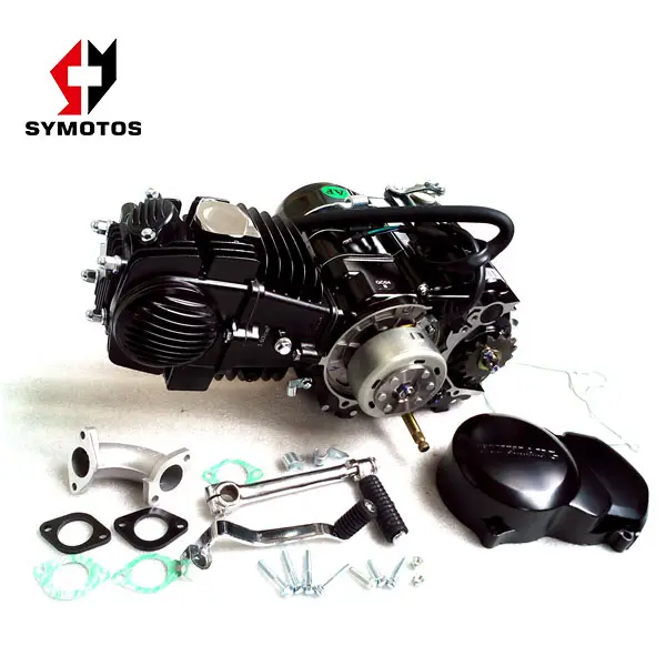 Yx140cc мотоциклы 2 тактный двигатель воздухоохладителя ручная муфта инициирования черный
