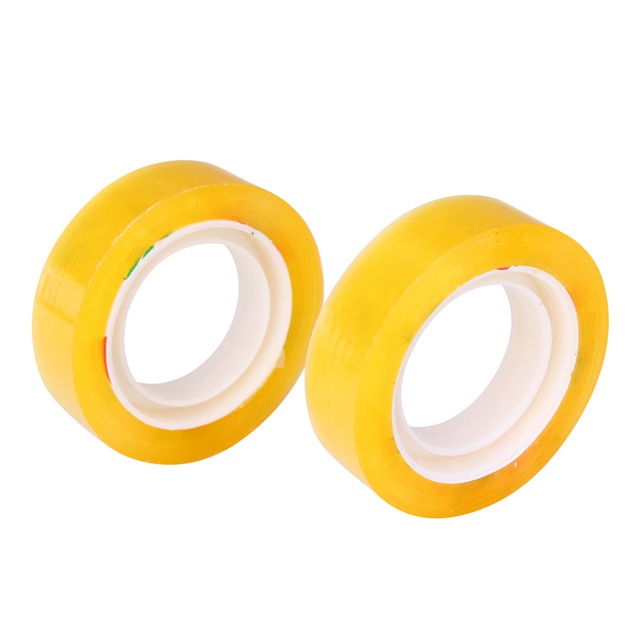 Yellowish Stationery Tape Price Supplier with Low MOQ Adhesive Tape