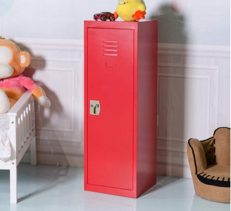 Zhenzhi Kids Storage Locker Steel Safe Storage Kids Toy Gym Room Portable Metal Cabinet Student Locker Keeper