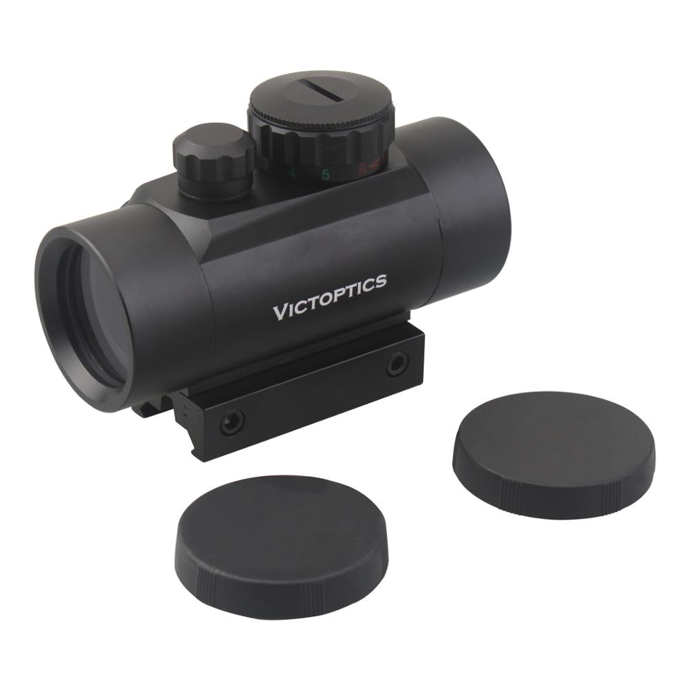 Victoptics 1x35 Red Dot Sight для пневматического ружья с 21 мм ткач 11 мм ласточкин хвост двойное крепление и колпачки