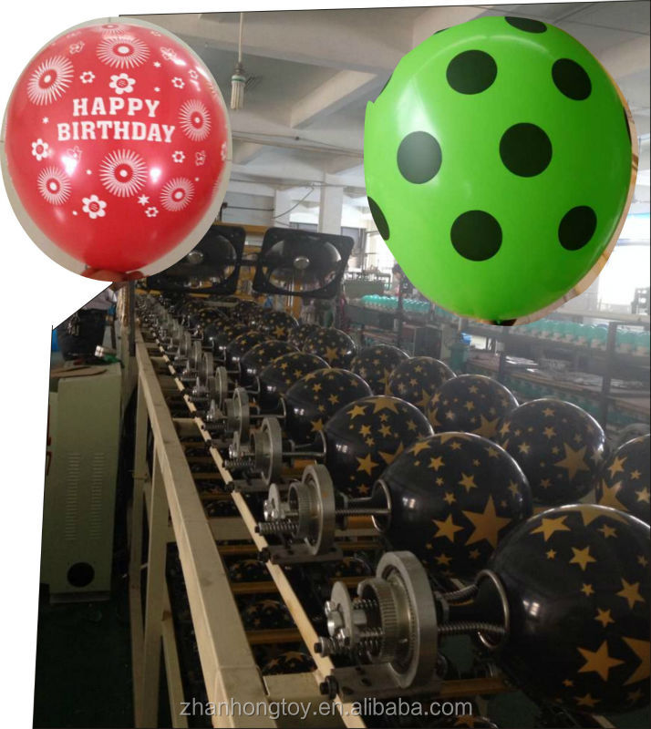 5side 1color or 1side 1color latex balloon printing machine with auto balloon feeder