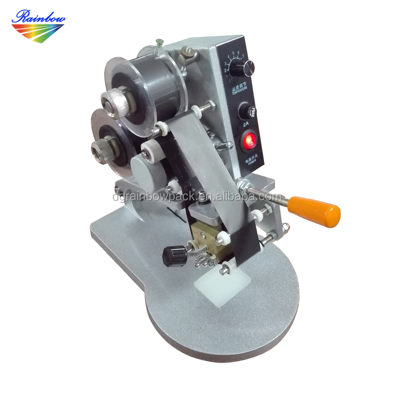 Best price electric ribbon manual batch coding machine