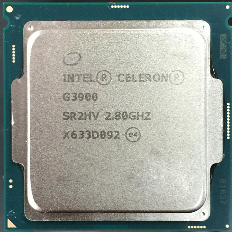 Intel new Celeron G3900 двухъядерный 2,8 GHz TDP 51W LGA 1150 2MB кэш