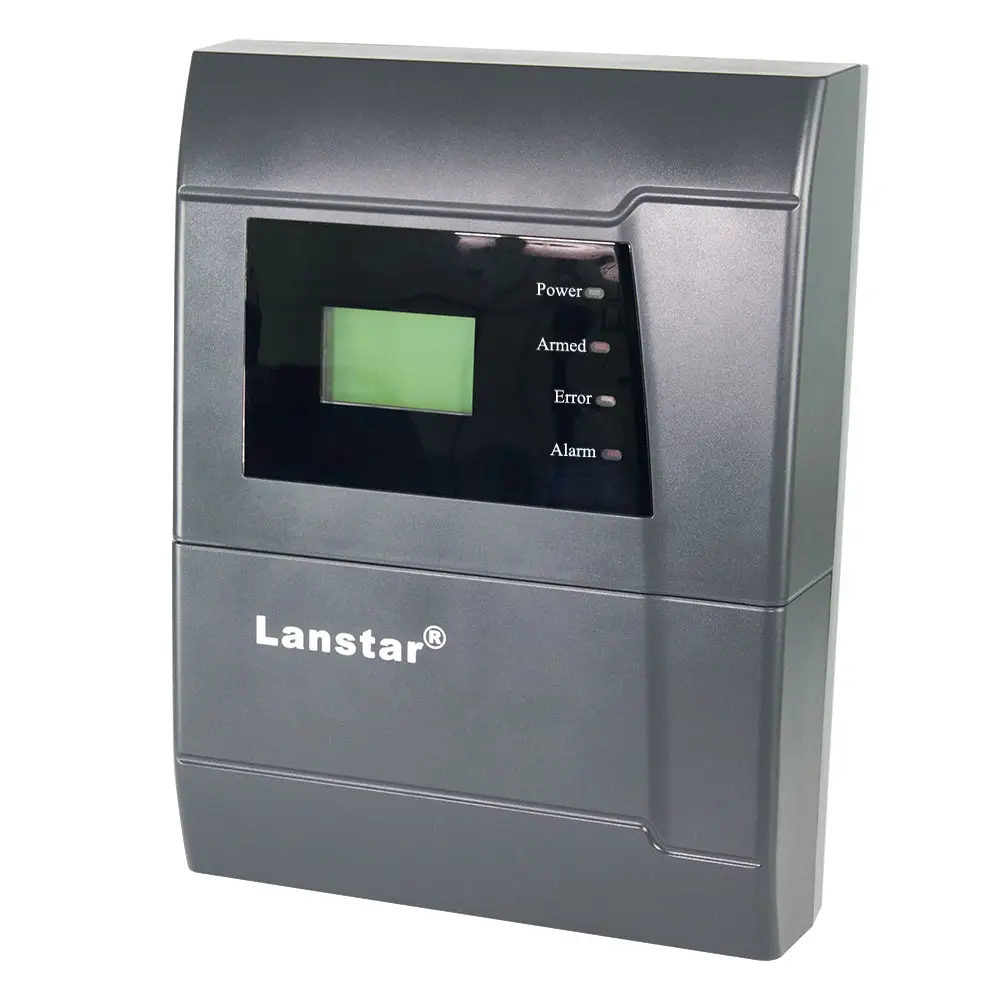Lanstar Single Zone Electric Fence Energizer with Alarm for Home, Commercial and Border Security 5J Output