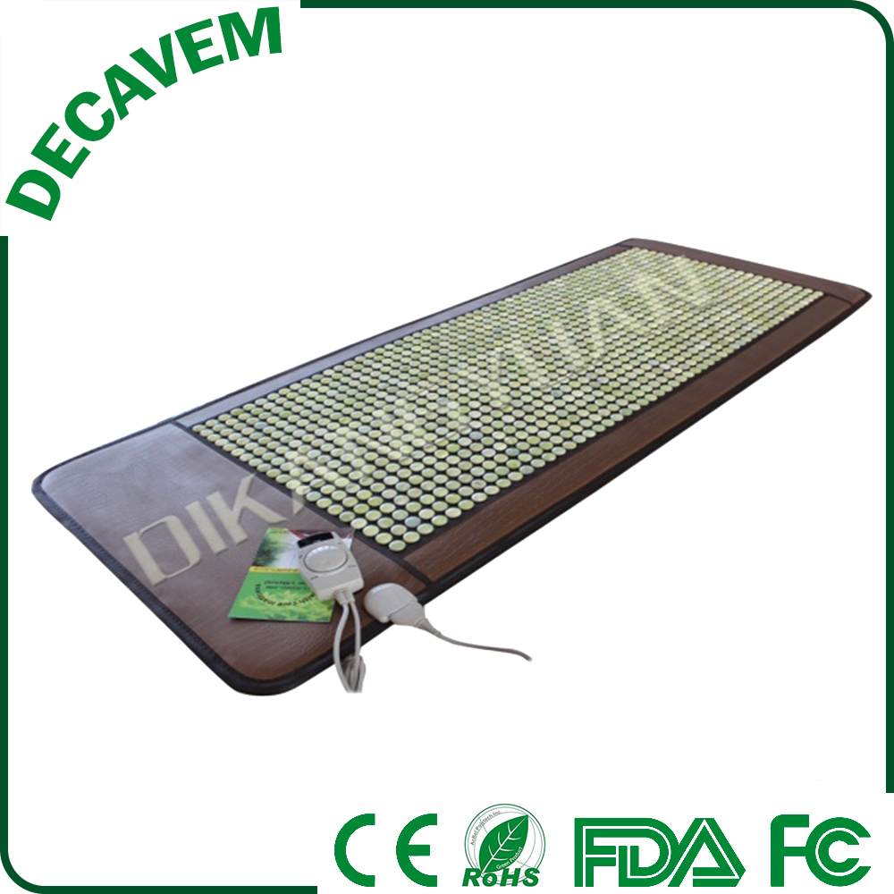 New design fashion heating whole body tourmaline jade roller massage bed mattress