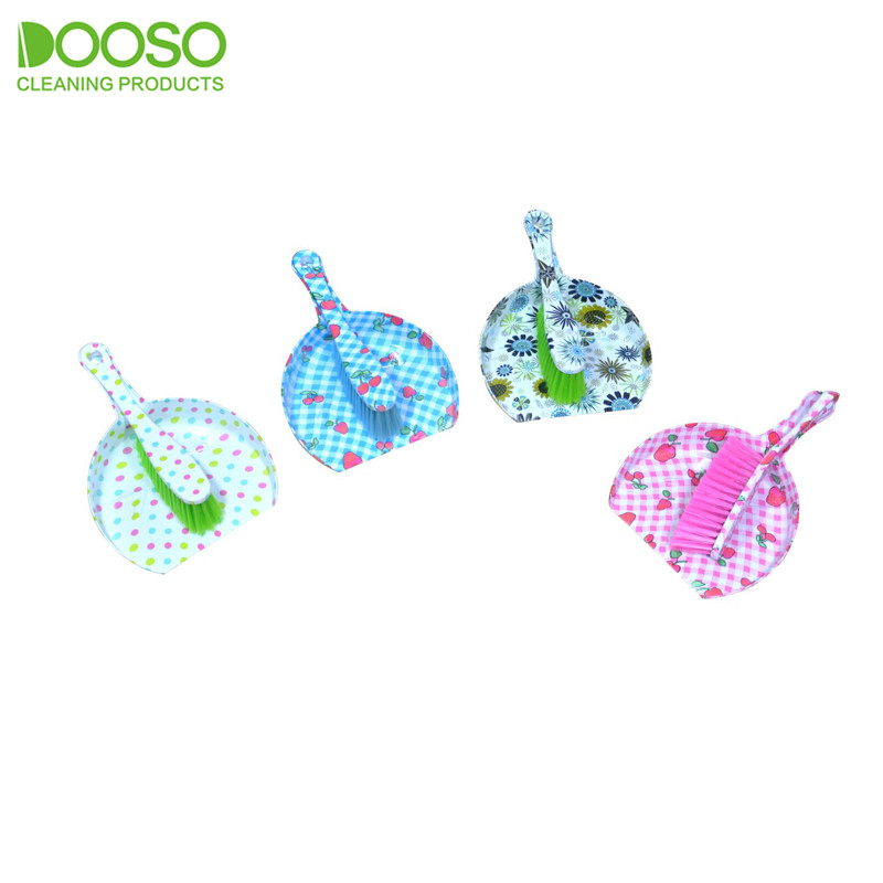 Graphic Customization Printed Dustpan And Broom Best Selling 2020 Newest Design Hot Sale Flower Printed Dustpan And Brooms