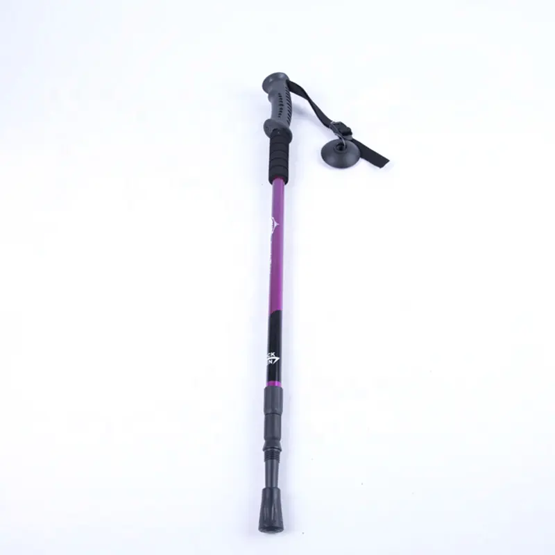 Extendable aluminum walking cane carbon fiber trekking poles custom logo climbing stick folding trekking poles making supplies