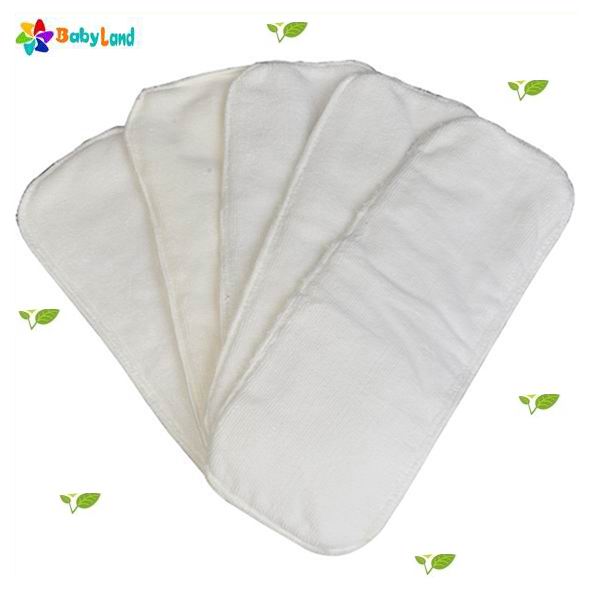 Babyland толстый вкладыш вставки микрофибры 3 слоя для нормального Карманный подгузник