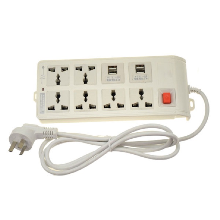 Одежда высшего качества 6 выход 4 usb быстрой зарядки линии порты мощность полосы usb