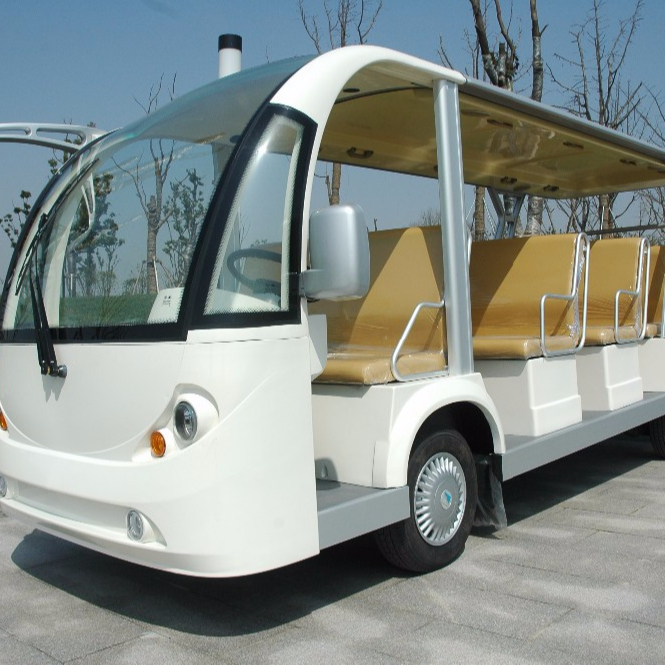 14 seaters Электрический туристический автобус, челночный персонал перевозчик, Электромобиль, EG6158K10