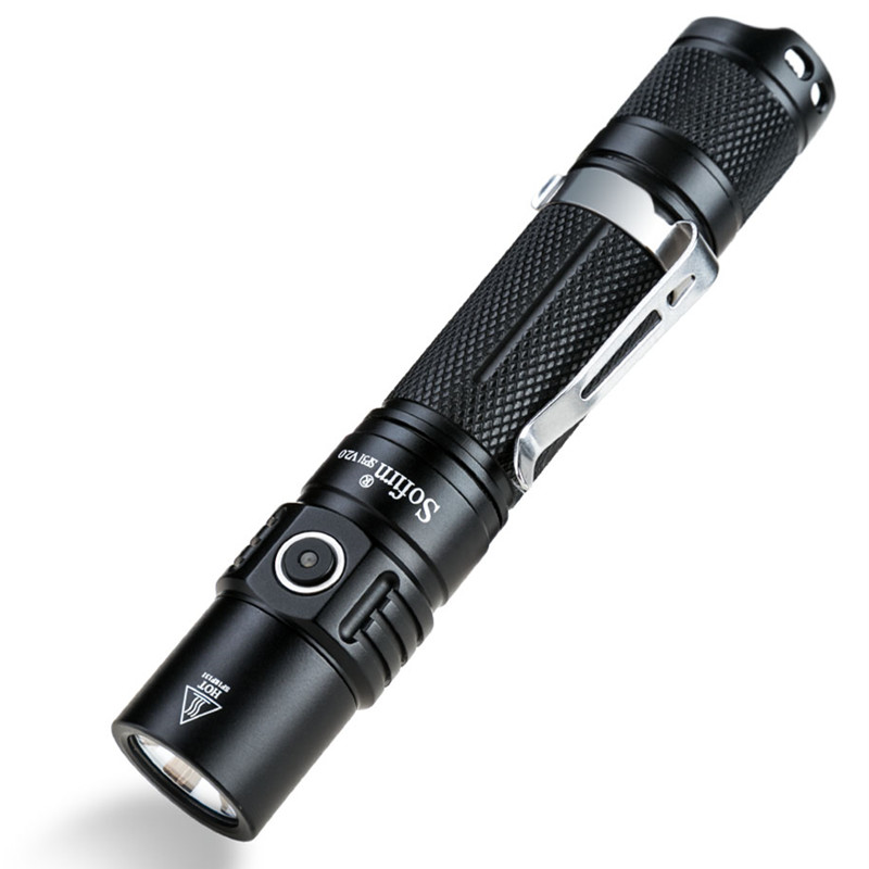 Оригинальный Мощный тактический светодиодный фонарик, фонарик SP31V2.0 EDC, 6 режимов с индикатором, 1200 лм, новый, 18650