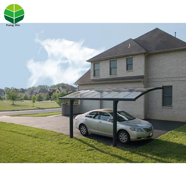 China Made Top Quality Sun Shade Plastic Aluminum Flat Roof Carport